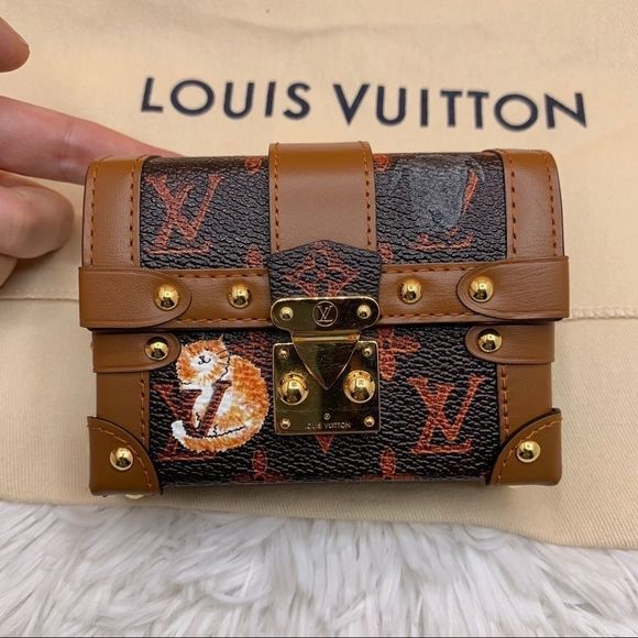 ❌❌ Louis Vuitton Catogram Grace Coddington Mini Essential Trunk clutch bag - Picture 5 of 12